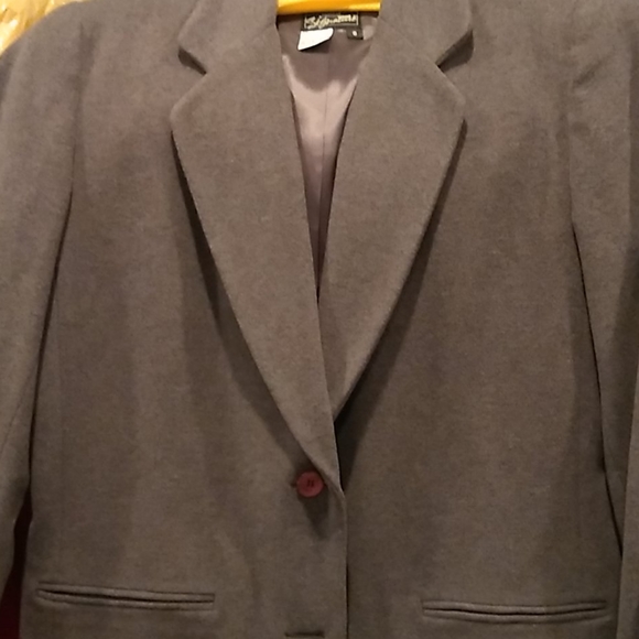 Parisian Works Jackets & Blazers - Charcoal gray wool jacket blazer, sports coat, Parisian 6